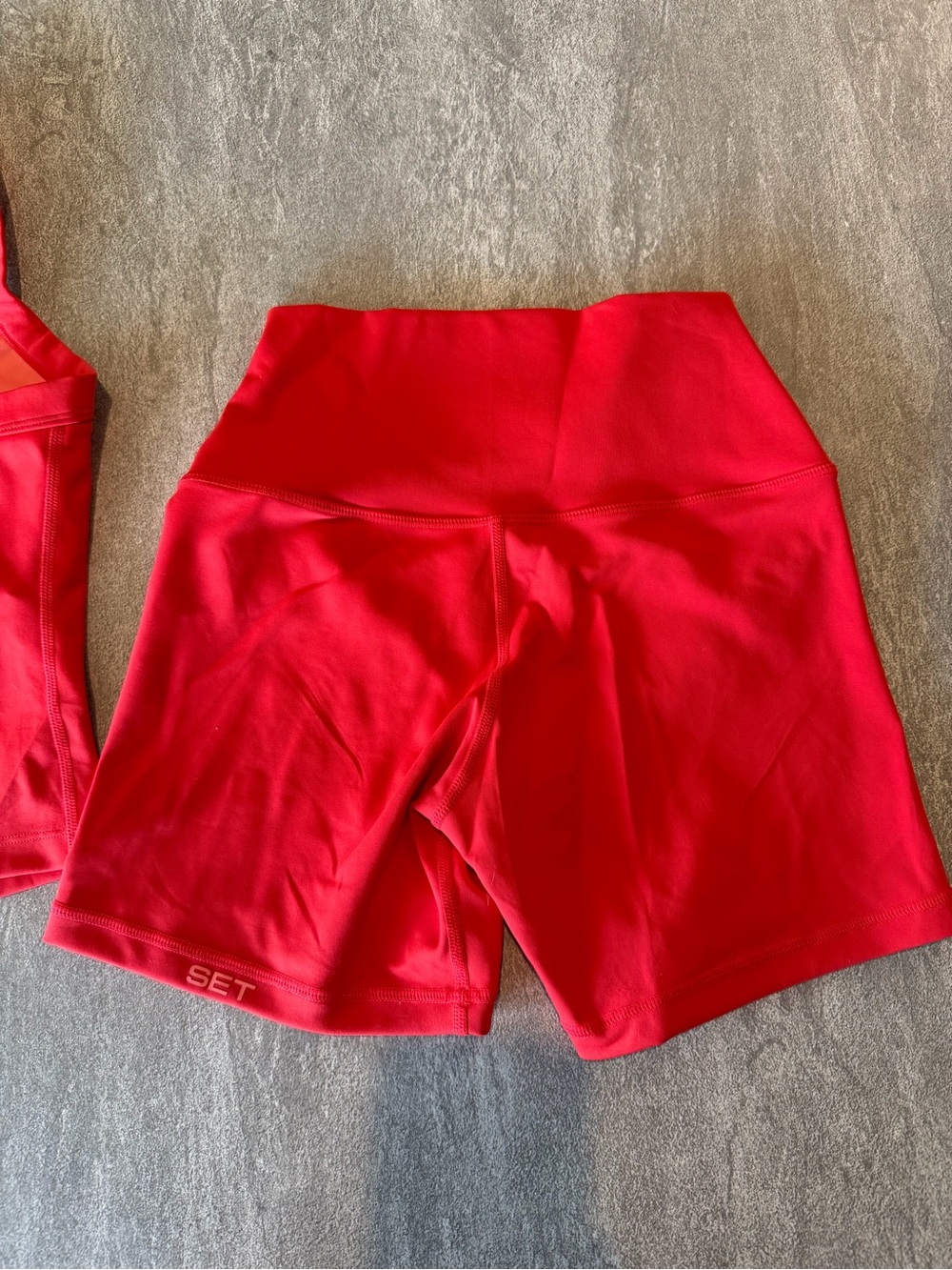 SET Active Luxform Studio Tank & Lux Shorts in Maraschino - Picture 8 of 8